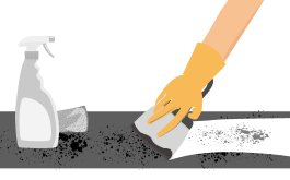 Extremely Dirty - Heavy soiling requiring professional equipment