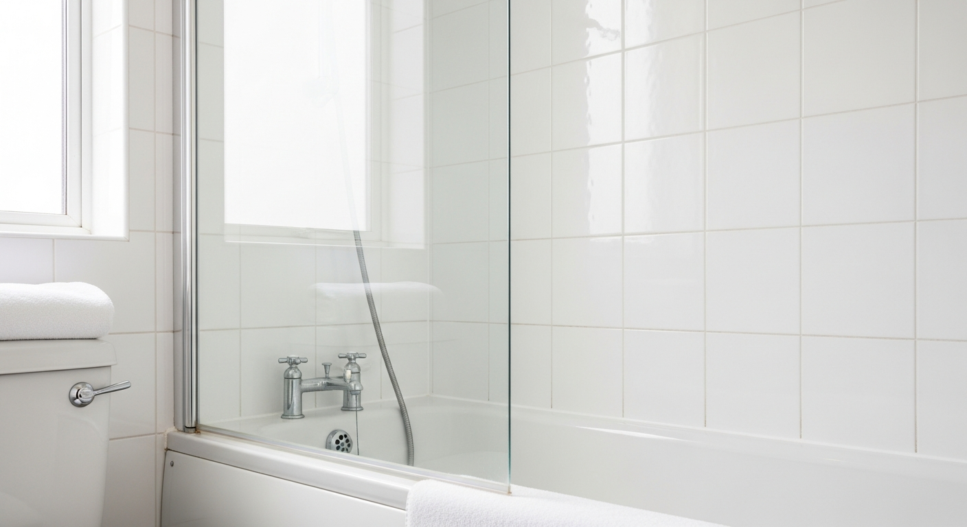 Spotless bathroom after end of tenancy cleaning in Manchester